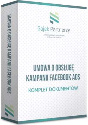 Umowa na obsługę kampanii Facebook Ads